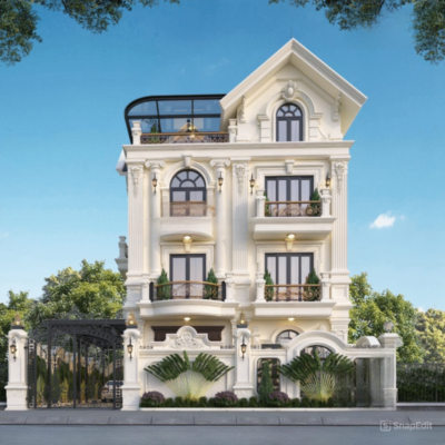 Biệt thự tân cổ điển 3 tầng