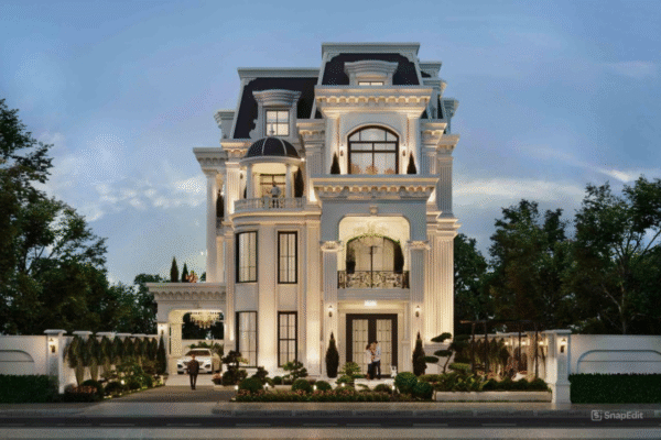 biệt thự tân cổ điển 3 tầng