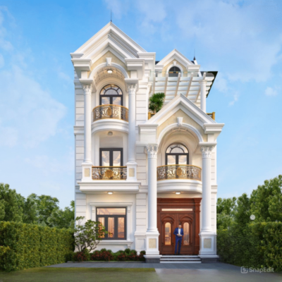 BIỆT THỰ TÂN CỔ ĐIỂN 3 TẦNG