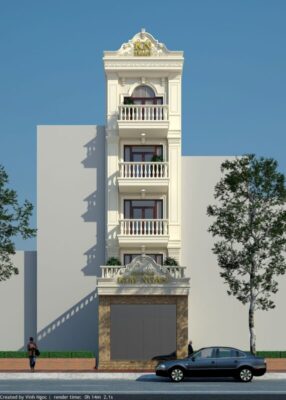 Nhà phố 5 tầng tân cổ điển