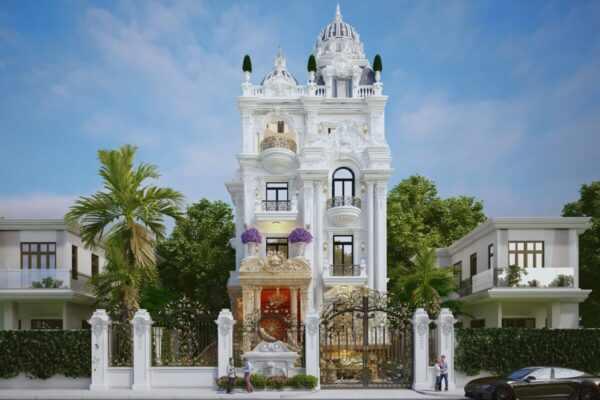 Biệt thự lâu đài tân cổ điển 4 tầng