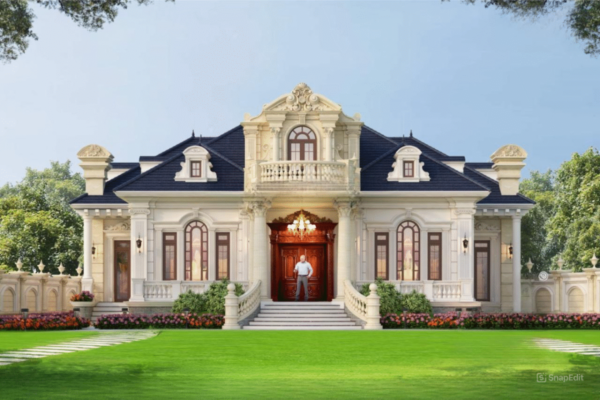 biệt thự tân cổ điển 1 tầng