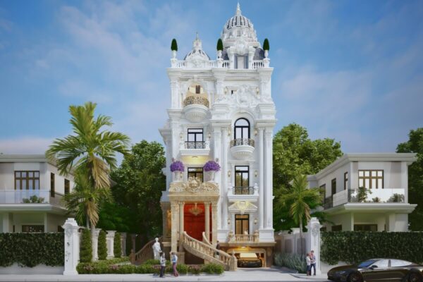 biệt thự tân cổ điển cao tầng