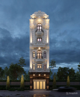 Nhà phố 5 tầng tân cổ điển