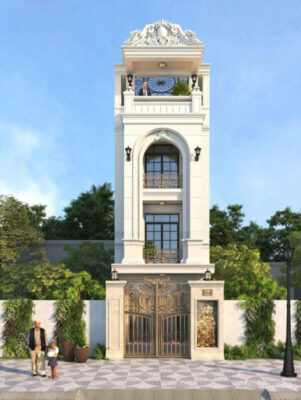 nhà phố tân cổ điển 3 tầng