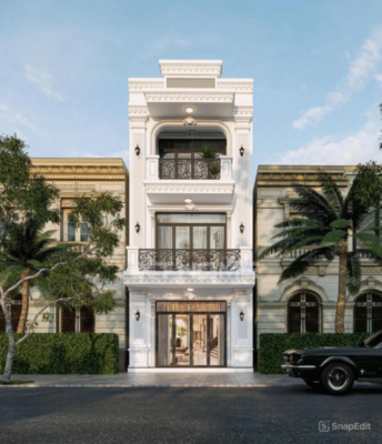 Nhà phố tân cổ điển 3 tầng