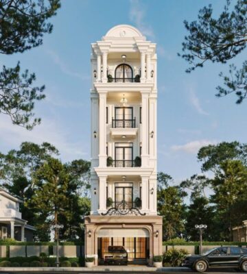 nhà phố 5 tầng tân cổ điển