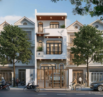 nhà phố hiện đại 3 tầng