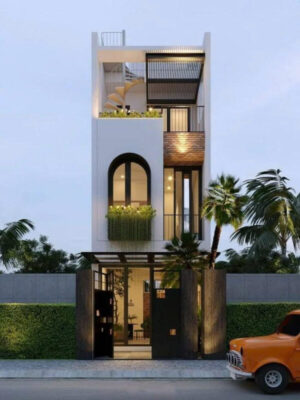 Nhà phố hiện đại 3 tầng mặt tiền 4m
