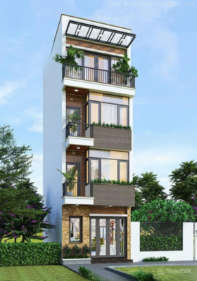 nhà phố hiện đại 4 tầng