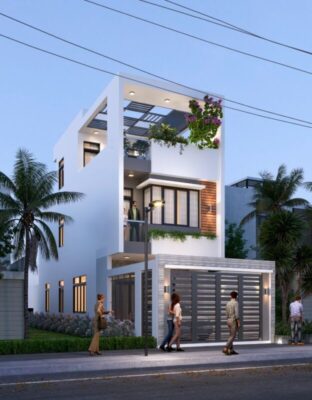 nhà phố 2 tầng hiện đại