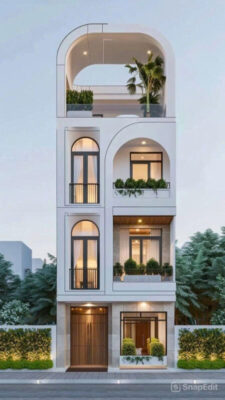 nhà phố hiện đại 3 tầng