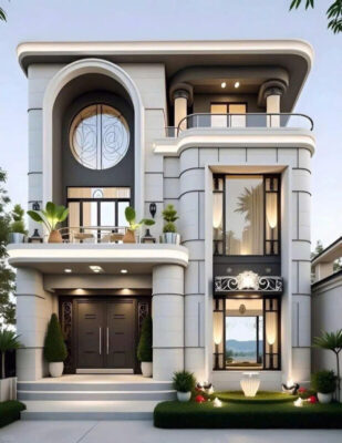 Nhà phố tân cổ điển 2 tầng