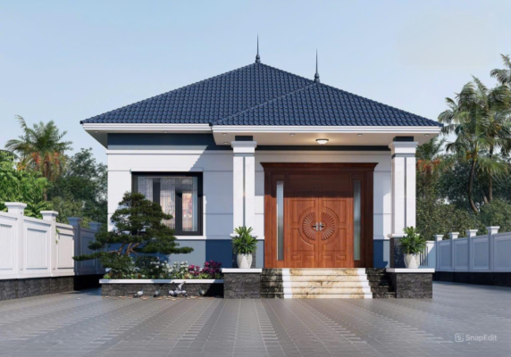 Nhà cấp 4 mái Nhật hiện đại