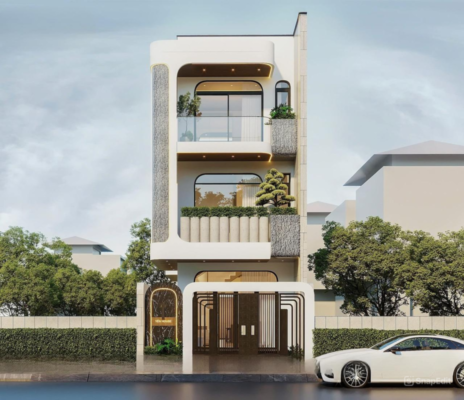 Nhà phố hiện đại 3 tầng
