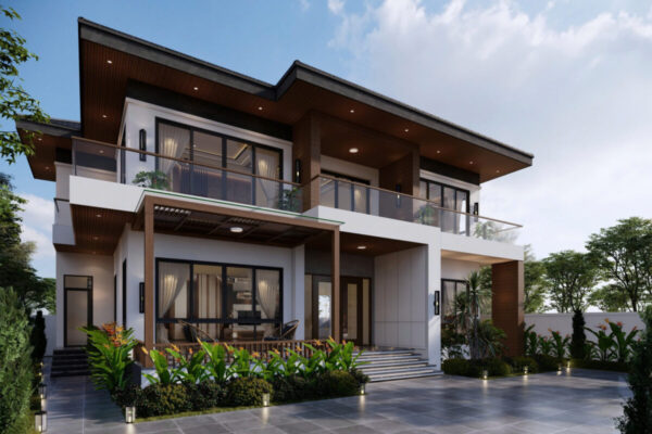 Biệt thự 2 tầng hiện đại