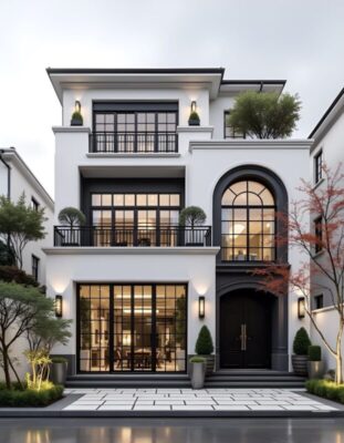 nhà phố hiện đại 3 tầng