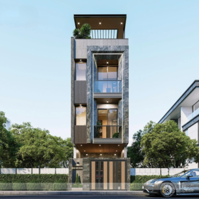 nhà phố 3 tầng hiện đại