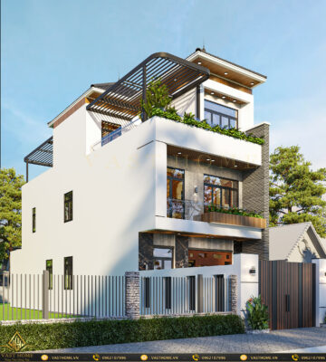 nhà phố 3 tầng hiện đại