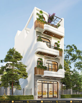 nhà phố 3 tầng 1 tum