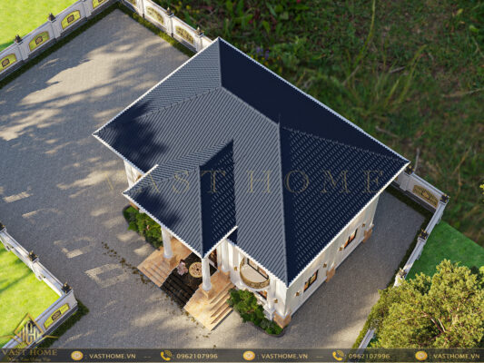 biệt thự 2 tầng tân cổ điển