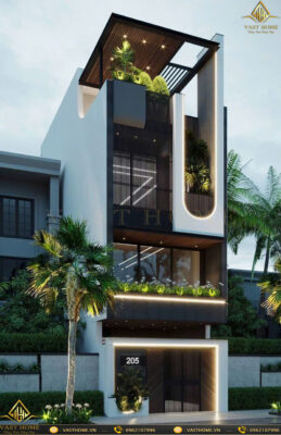 nhà phố 3 tầng hiện đại
