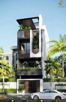 nhà phố 3 tầng hiện đại