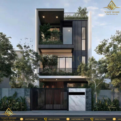 nhà ống 3 tầng hiện đại