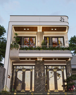 nhà phố 2 tầng