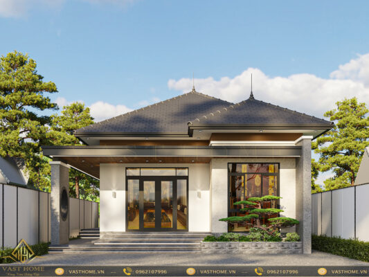 Ấn Tượng Mẫu Thiết Kế Nhà Vườn Mái Nhật Hiện Đại Đẹp Và Tiện Nghi