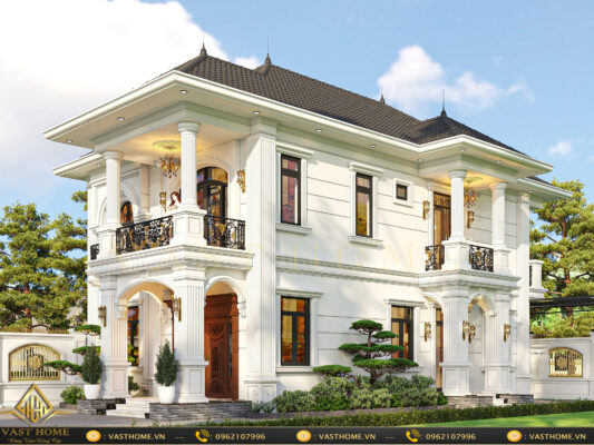 Biệt Thự 2 Tầng Tân Cổ Điển
